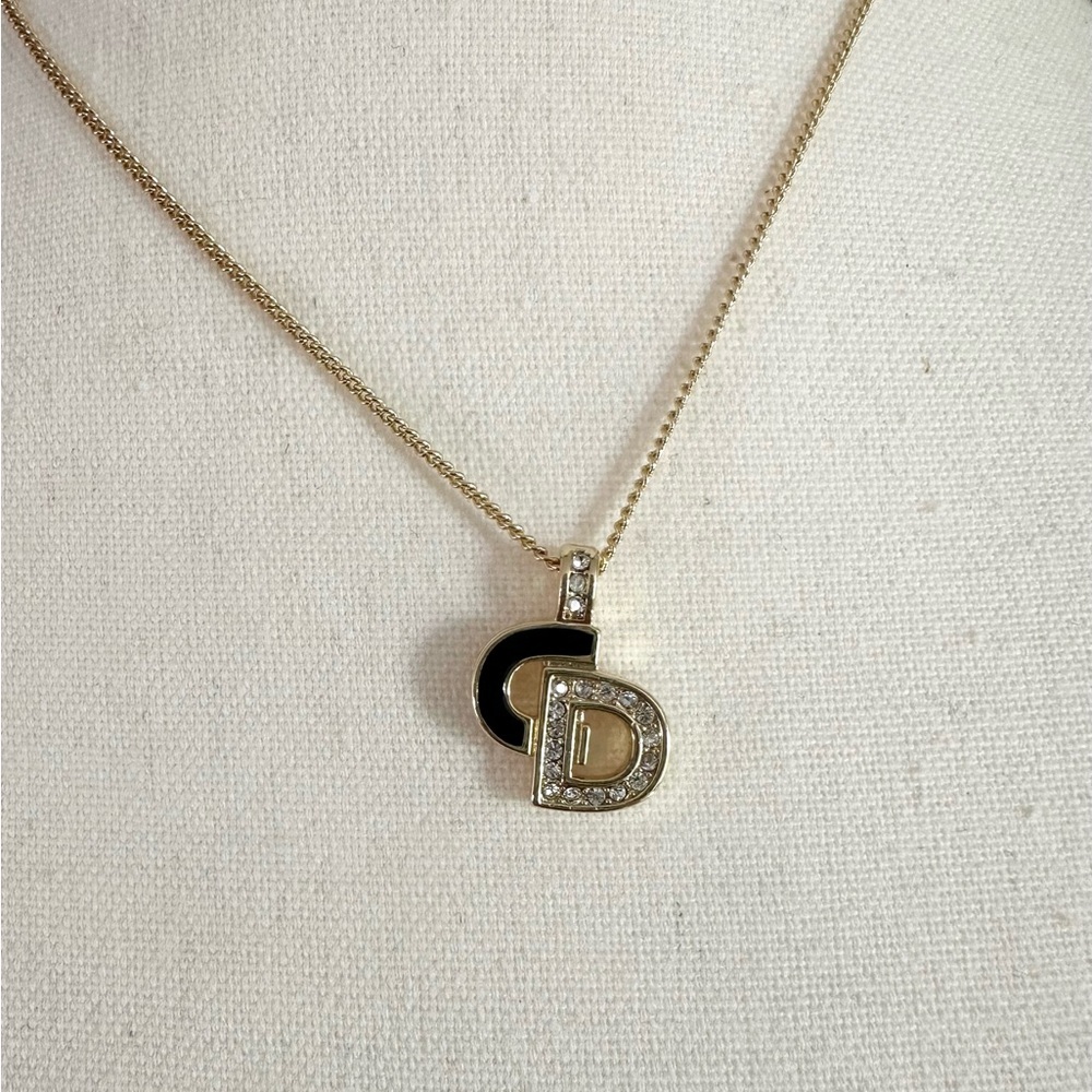Christian Dior Crystal Embellished Necklace - Authentic Preowned